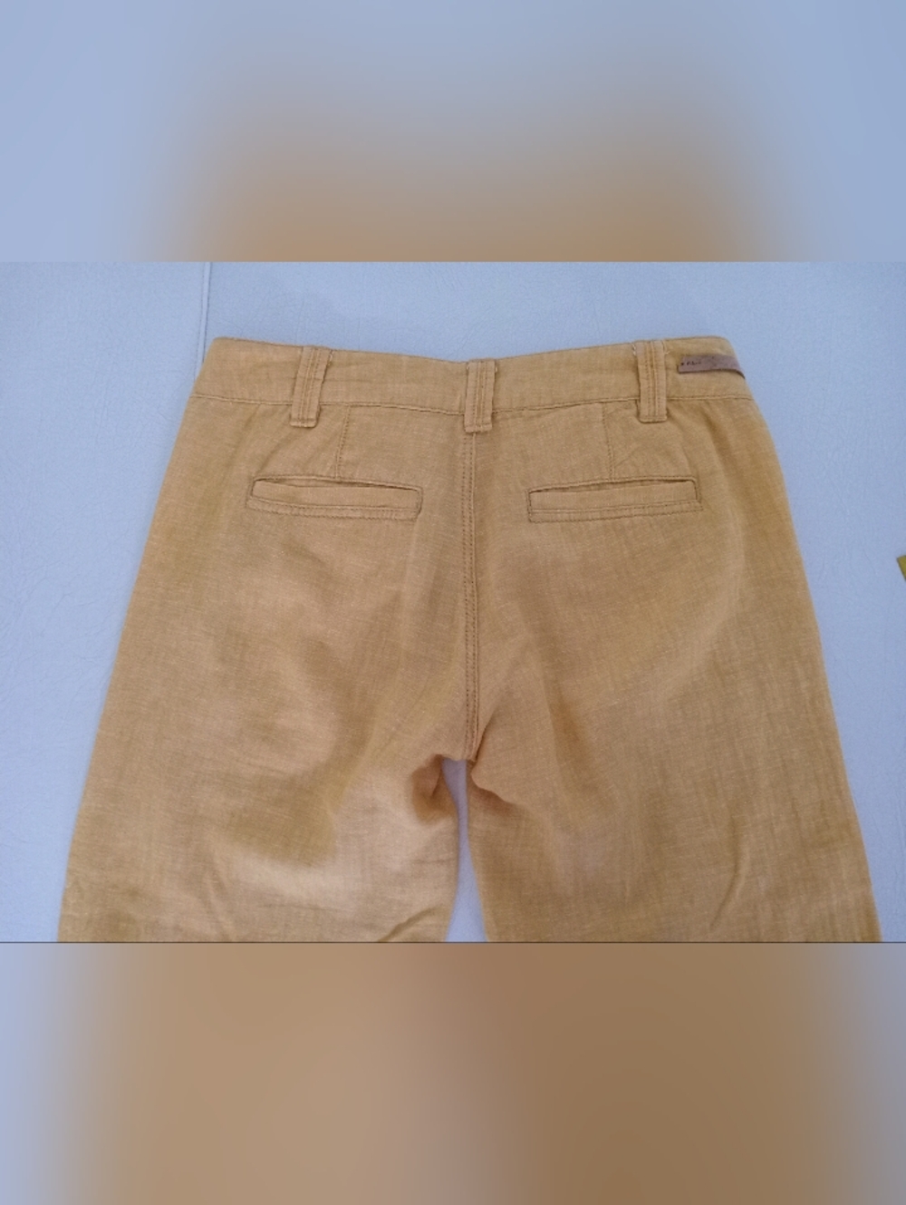 Anthropology Pilcro and Letterpress Women's Wide Leg Pants YELLOW - Picture 7 of 8